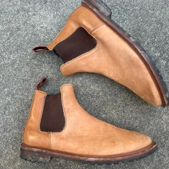 Allen Edmonds Brown Chelsea Boots 13 - Picture 2 of 11